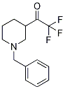 1-(1-Benzylpiperidin-3-yl)-2,2,2-trifluoroethan-1-one Struktur