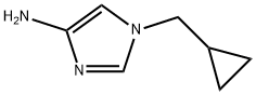 1-(cyclopropylmethyl)-1H-imidazol-4-amine Struktur