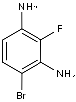 4-Bromo-1,3-diamino-2-fluorobenzene Struktur