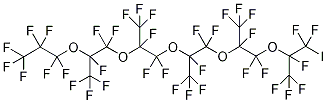 Perfluoro(1-iodo-2,5,8,11,14-pentamethyl-3,6,9,12,15-pentaoxaoctadecane) 95%min Struktur