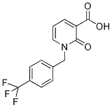 1-[4-(Trifluoromethyl)benzyl]pyridin-2-one-3-carboxylic acid 97% Struktur