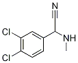 2-(3,4-dichlorophenyl)-2-(methylamino)acetonitrile Struktur