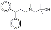 1-[(3,3-Diphenylpropyl)methylamino]-2-methyl-2-propanol-d3 Struktur