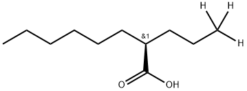 R-(-)-Arundic Acid-d3 Struktur