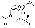 Methyl N-Trifluoroacetyl-4-acetyl-daunosaminide Struktur