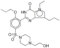 Mirodenafil-d7 Dihydrochloride Struktur