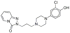 4'-Hydroxy Trazodone-d6 Struktur