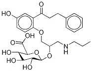 5-Hydroxy Propafenone β-D-Glucuronide Struktur