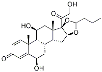 6α-Hydroxy Budesonide-d8 Struktur