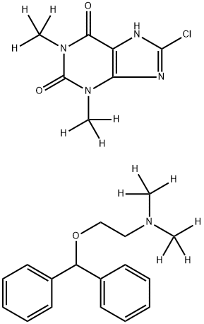 DiMenhydrinate-d12 Struktur