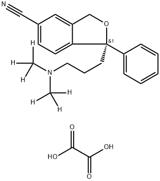 (S)-Desfluoro CitalopraM-d6 Oxalate Struktur