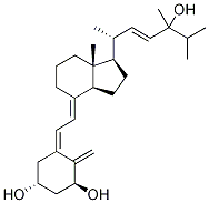 (1α,3β,5Z,7E,22E,24ξ)-9,10-Secoergosta-5,7,10(19),22-tetraene-1,3,24-triol-d3 Struktur