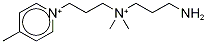 N-[3-[DiMethyl-(3-aMinopropyl)aMMoniuM]propyl]-4-MethylpyridiniuM DibroMide Struktur