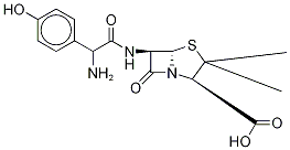 Amoxicillin-13C2,15N(Mixture of Diastereomers) see A634238 and A634237 Struktur