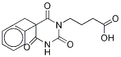 Phenobarbital-d5-1-butyric Acid Struktur