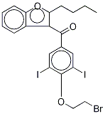 2-n-Butyl-4-[(2-bromoethoxy-d4)-3,5-diiodobenzoyl]benzofuran Struktur