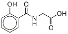 2-Hydroxy Hippuric Acid-13C2,15N Struktur