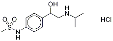 Sotalol-d6 Hydrochloride Struktur