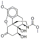 N-Des(cyclopropylMethyl)-N-Methoxycarbonyl-3-O-Methyl 8β-Hydroxy Naltrexone Struktur