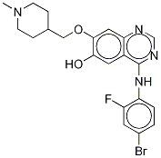 O-DeMethyl Vandetanib-d4 Struktur