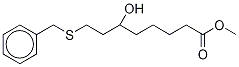 6-Hydroxy-8-[(phenylMethyl)thio]-octanoic Acid Methyl Ester-d5 Struktur