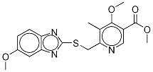 OMeprazole Acid-d3 Methyl Ester Sulfide Struktur