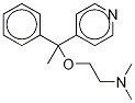 4-[α-(2-DiMethylaMinoethoxy)-α-Methyl(benzyl-d5)]pyridine Struktur