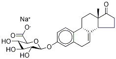 17-Oxoestra-1,3,5(10),7-tetraen-3-yl-d4 β-D-Glucopyranosiduronic Acid MonosodiuM Salt Struktur