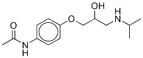 dl-Practolol-d3 Struktur