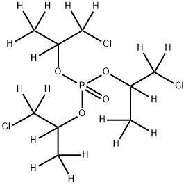 Tris(1-chloro-2-propyl) Phosphate-d18 Struktur