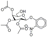 o-Nitrophenyl 2,3,4-Tri-O-acetyl--D-galactopyranoside Struktur