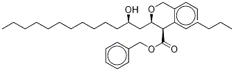 Benzyl (2R,3S,5S)-2-Hexyl-3-benzyloxy-5-hydroxyhexadecanoate Struktur