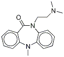 Dibenzepin-d3 Struktur