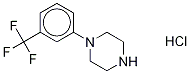 1-(α,α,α-Trifluoro-m-tolyl)piperazine-d8 Struktur