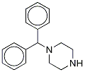 1-Benzhydrylpiperazine-d8 Struktur