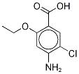 4-AMino-5-chloro-2-ethoxybenzoic Acid-d5 Struktur