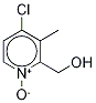 4-Chloro-3-Methyl-2-pyridineMethanol 1-Oxide Struktur