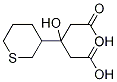 3-Hydroxy-3-thian-3-yl Glutaric Acid Struktur