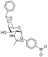 4-Nitrophenyl 2-(AcetylaMino)-2-deoxy-4,6-O-[(S)-phenylMethylene]-α-D-galactopyranoside Struktur