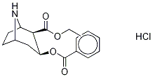 N-DeMethyl Cocaethylene-d5 Hydrochloride Struktur