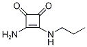 3-AMino-4-(propylaMino)-3-cyclobutene-1,2-dione-d7 Struktur