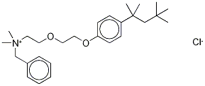 BenzethoniuM-d7 Chloride Struktur