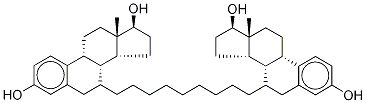 7,7’-Nonane-1,9-diylbis[estra-1,3,5(10)-triene-3,17β-diol]
(Mixture of Diastereomers) Struktur