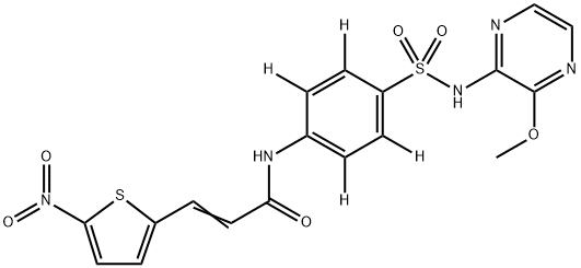 NecrosulfonaMide-d4 Struktur