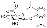 Propofol-D-glucuronidemethylester Struktur