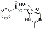 Methyl 3-Acetylamino-4-O-benzoyl-6-hydroxy-2,3-dideoxy -α-D-ribo-hexopyranoside Struktur