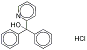 α,α-Diphenyl-2-pyridinemethanol Hydrochloride-d5 Struktur