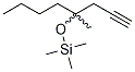 rac-4-Methyl-4-[(trimethylsilyl)oxy]-1-octyne Struktur