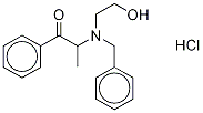 2-[Benzyl(2-hydroxyethyl)aMino]propiophenone-d5 Hydrochloride Struktur