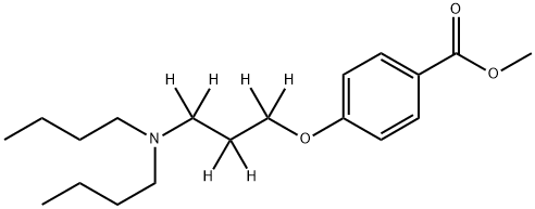 4-[3-(DibutylaMino)propoxy]benzoic Acid-d6 Methyl Ester Struktur